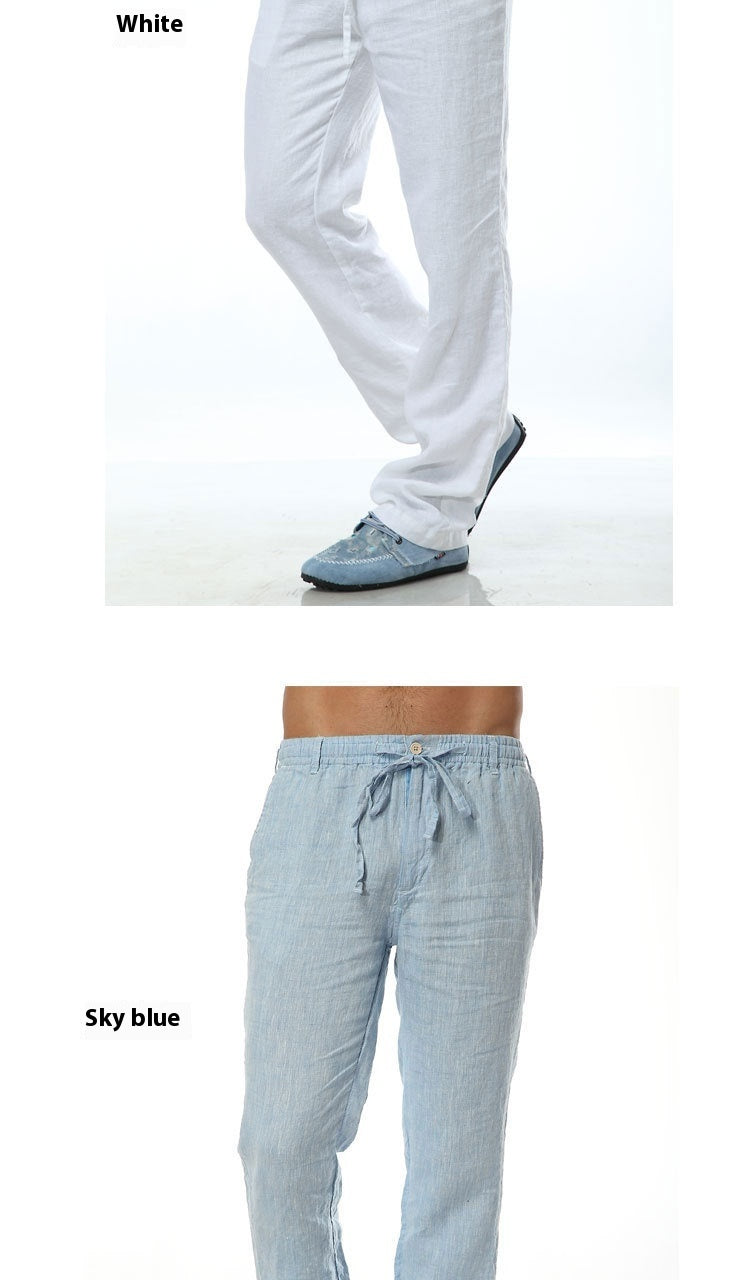 pantalon en lin leger
