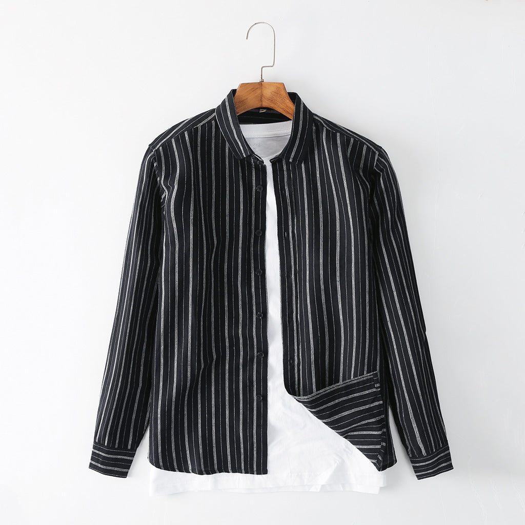 chemise rayée homme