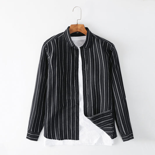 chemise rayée homme