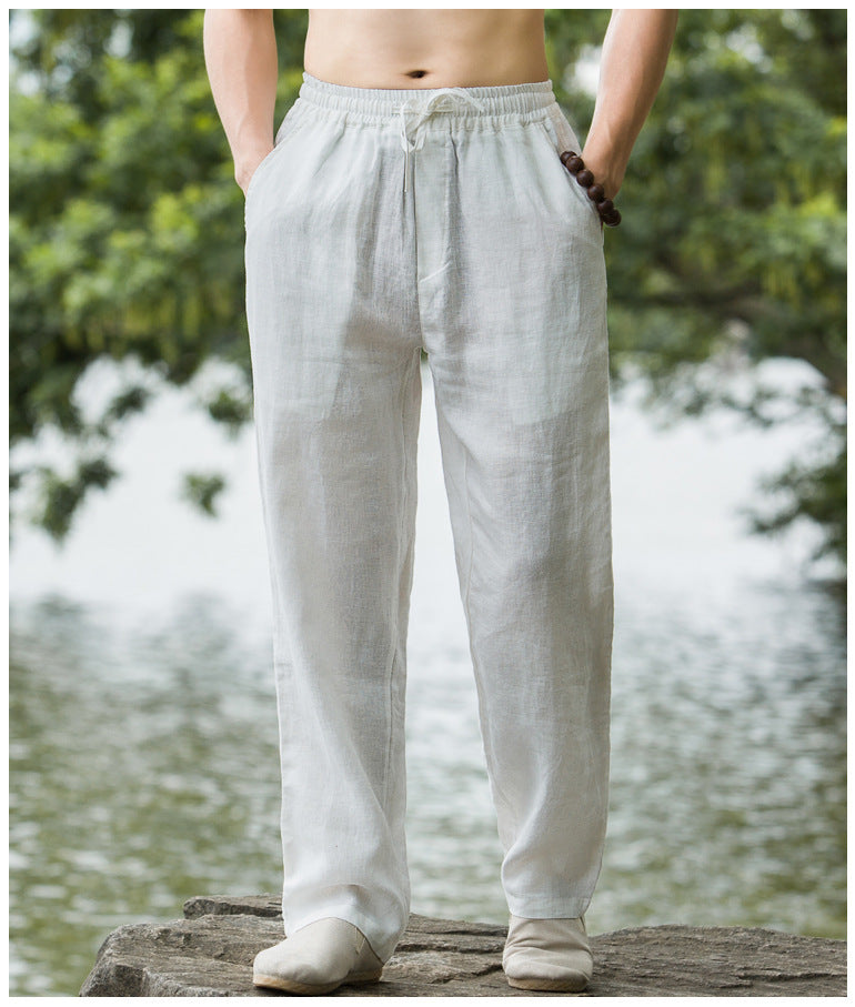 pantalon en lin