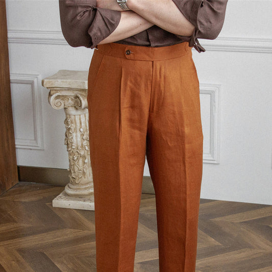 pantalon en lin homme