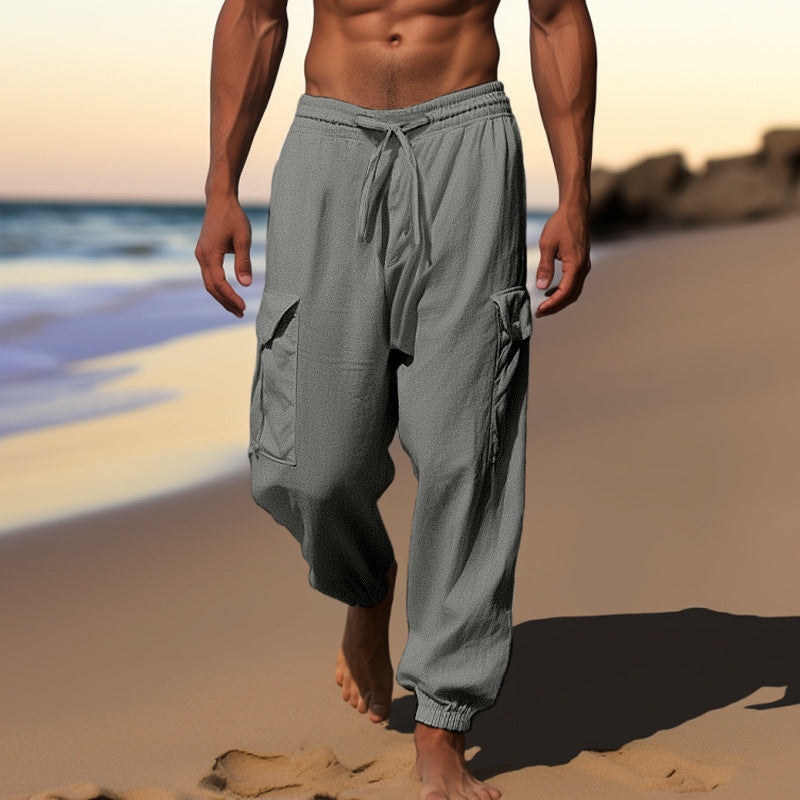 pantalon cargo leger homme